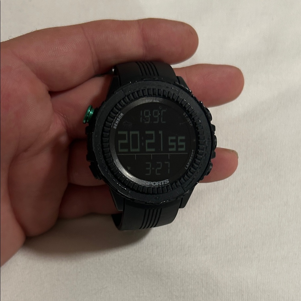 Pyle black Digital Sports Watch